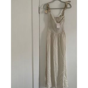 Free People Santorini Ecru Maxi dress sz 0